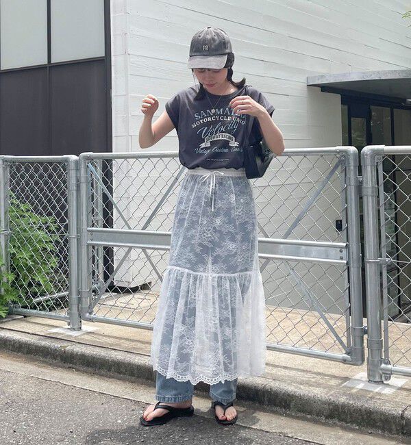 fredy emue「2WAYスカラレースギャザースカート」|スカート|