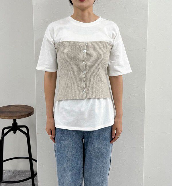 fredy emue「ハート釦ニットビスチェ」|ニット・セーター|