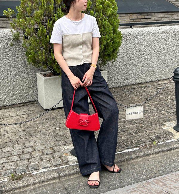 fredy emue「ハート釦ニットビスチェ」|ニット・セーター|