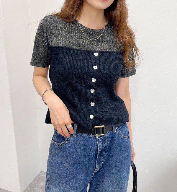 fredy emue「ハート釦ニットビスチェ」|ニット・セーター|