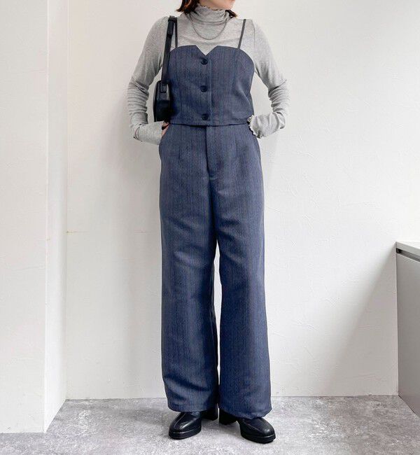 fredy emue「ヘリンボーンキャミビスチェ」|キャミソール|