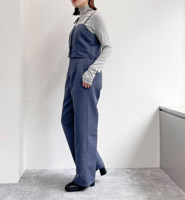 fredy emue「ヘリンボーンキャミビスチェ」|キャミソール|