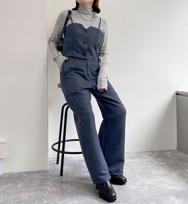 fredy emue「ヘリンボーンキャミビスチェ」|キャミソール|