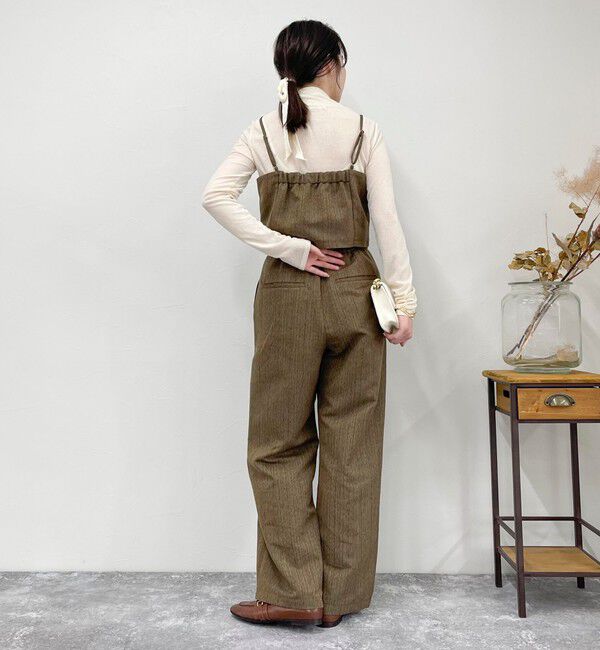 fredy emue「ヘリンボーンキャミビスチェ」|キャミソール|