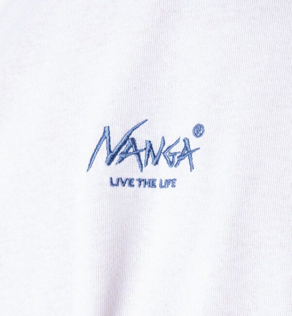 GLOSTER「【NANGA&times;GLOSTER】別注 ボックスロゴ バックプリント ラグランTシャツ」|Tシャツ・カットソー|