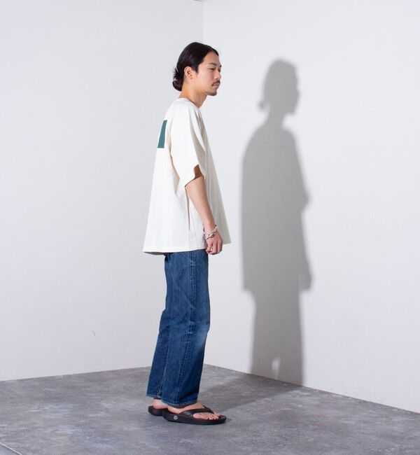 GLOSTER「【NANGA&times;GLOSTER】別注 ボックスロゴ バックプリント ラグランTシャツ」|Tシャツ・カットソー|