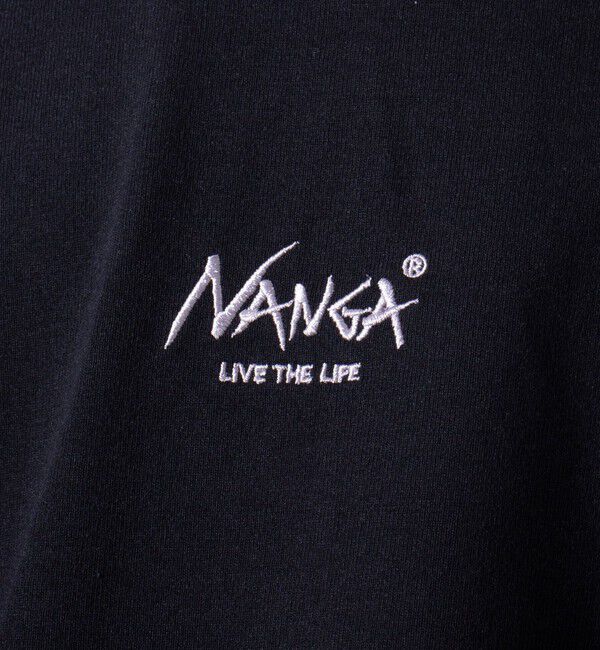 GLOSTER「【NANGA&times;GLOSTER】別注 ボックスロゴ バックプリント ラグランTシャツ」|Tシャツ・カットソー|