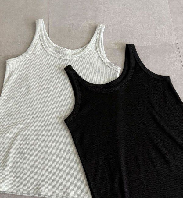 fredy emue「ラメリブタンクトップ」|タンクトップ|