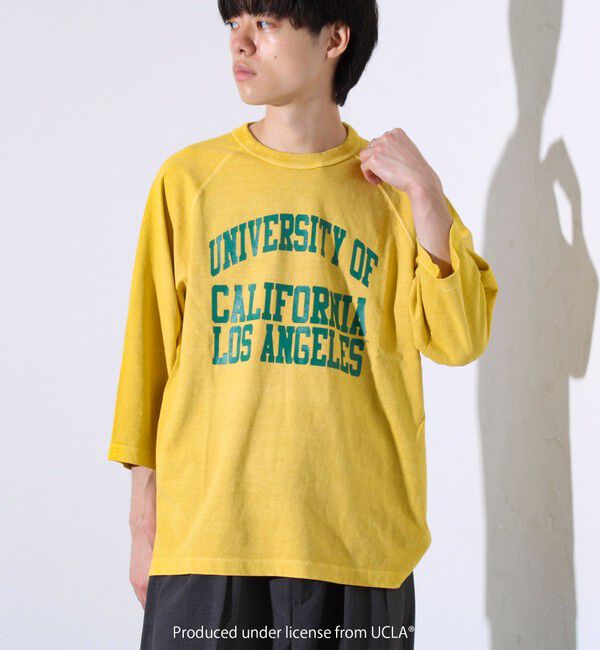 GLOSTER「【GOOD ROCK SPEED】カレッジロゴ ラグランTシャツ 7分袖」|Tシャツ・カットソー|