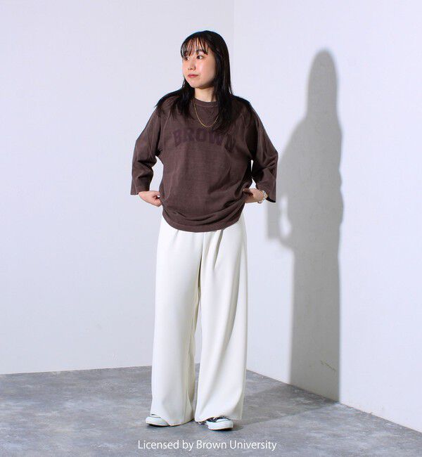 GLOSTER「【GOOD ROCK SPEED】カレッジロゴ ラグランTシャツ 7分袖」|Tシャツ・カットソー|