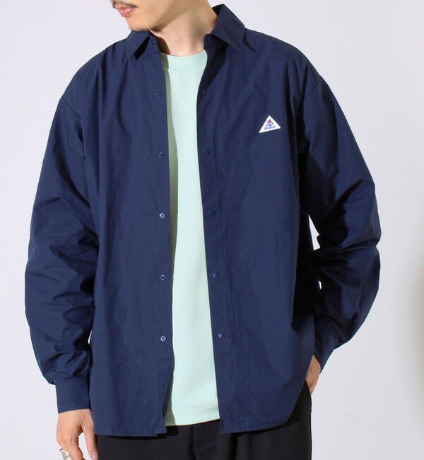 GLOSTER「【GEVACO】ドットボタンシャツ スナップボタン シャツ羽織」|シャツ・ブラウス|