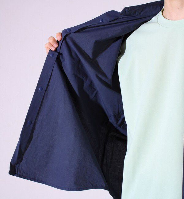 GLOSTER「【GEVACO】ドットボタンシャツ スナップボタン シャツ羽織」|シャツ・ブラウス|