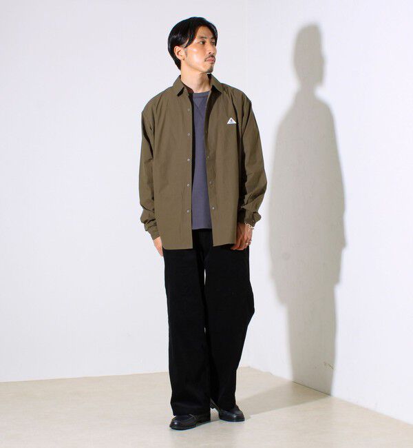 GLOSTER「【GEVACO】ドットボタンシャツ スナップボタン シャツ羽織」|シャツ・ブラウス|