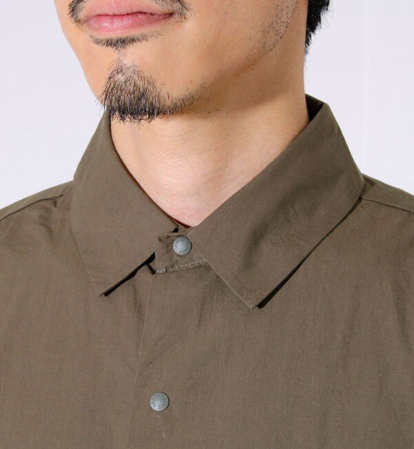 GLOSTER「【GEVACO】ドットボタンシャツ スナップボタン シャツ羽織」|シャツ・ブラウス|