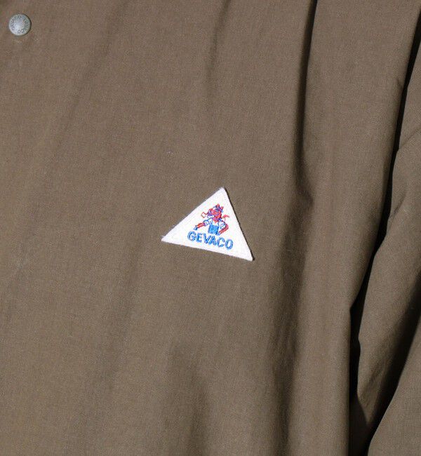 GLOSTER「【GEVACO】ドットボタンシャツ スナップボタン シャツ羽織」|シャツ・ブラウス|