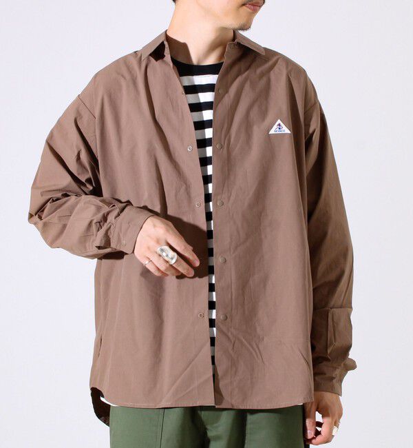 GLOSTER「【GEVACO】ドットボタンシャツ スナップボタン シャツ羽織」|シャツ・ブラウス|