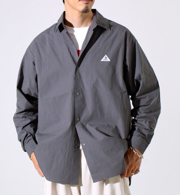 GLOSTER「【GEVACO】ドットボタンシャツ スナップボタン シャツ羽織」|シャツ・ブラウス|