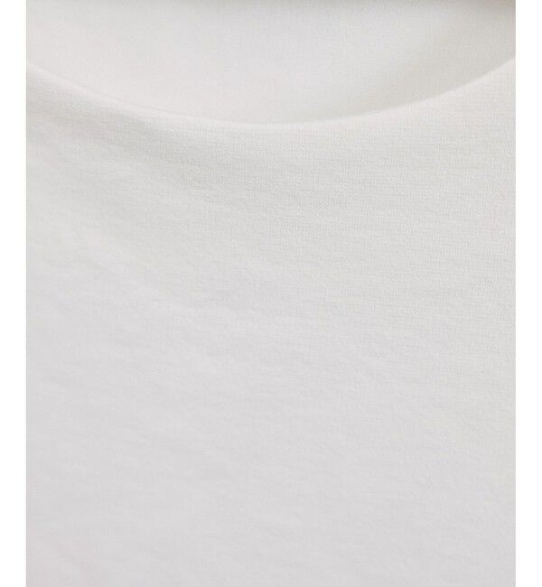 SALON adam et rope'「【WEB限定】フレンチスリーブポンチTシャツ［太ボーダー/無地］」|Tシャツ・カットソー|