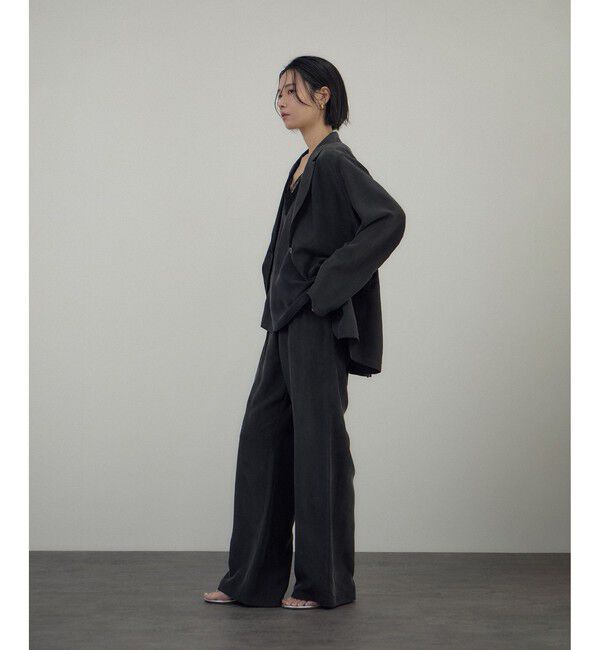 SALON adam et rope'「フレンチレースフィブリルサテンキャミソール」|キャミソール|