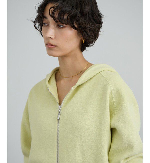 SALON adam et rope'「クレープスウェットライクジップパーカー」|パーカー|