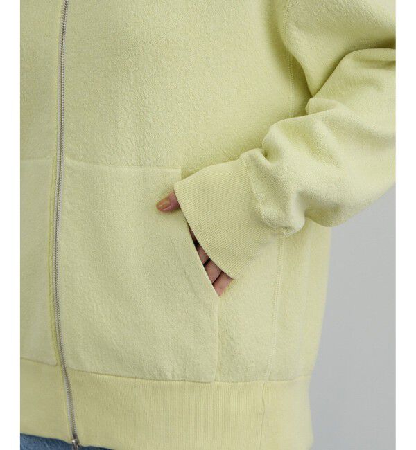 SALON adam et rope'「クレープスウェットライクジップパーカー」|パーカー|