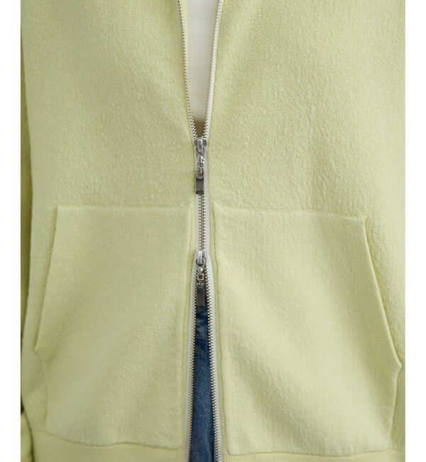 SALON adam et rope'「クレープスウェットライクジップパーカー」|パーカー|