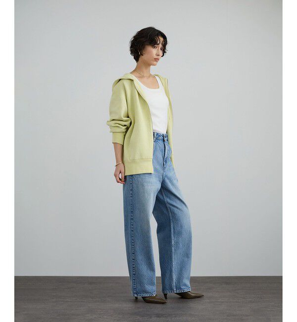 SALON adam et rope'「クレープスウェットライクジップパーカー」|パーカー|