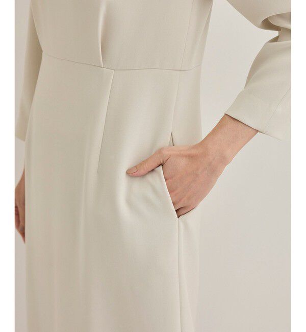 ROPE「トリアセダブルクロスウエストコンシャスワンピース」|ワンピース|