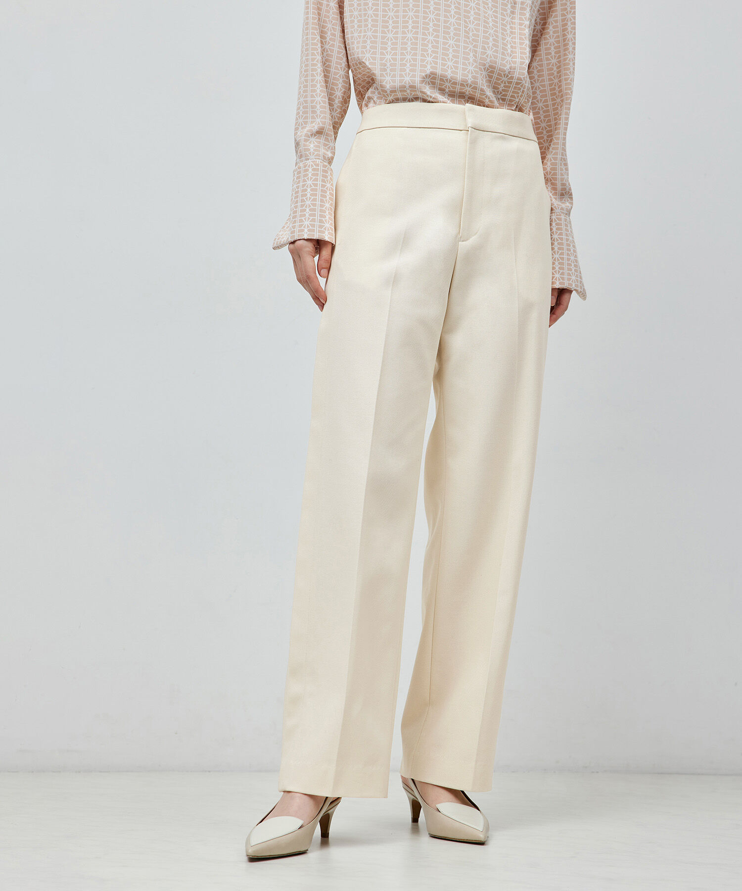 ROPE「【雑誌掲載】コットンカルゼサイドタックパンツ」|その他|