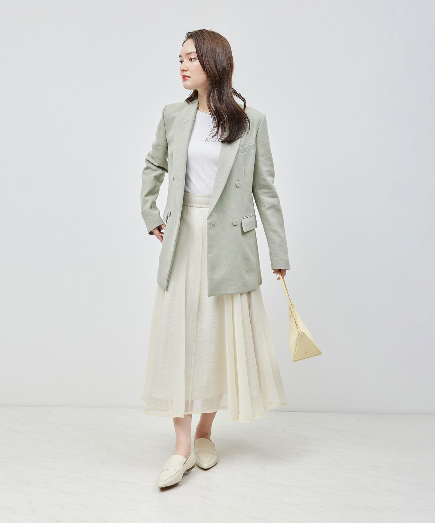 ROPE「ヘビーリネン ダブルジャケット」|テーラードジャケット|