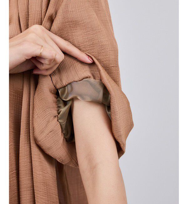 ROPE「楊柳スキッパーブラウス/イージーケア」|シャツ・ブラウス|