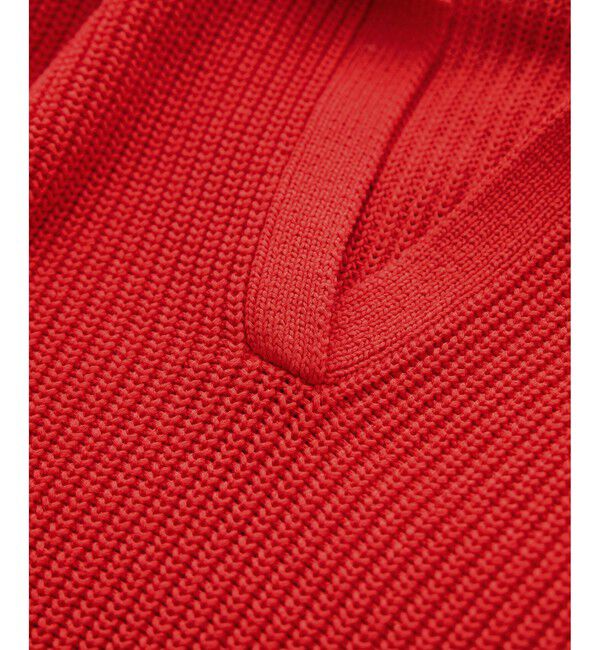 ROPE「オーガニックコットンポロニットプルオーバー/イージーケア」|ニット・セーター|