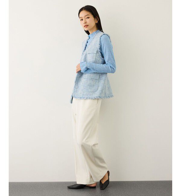 ROPE「ツイードVネックジレ」|ベスト・ジレ|