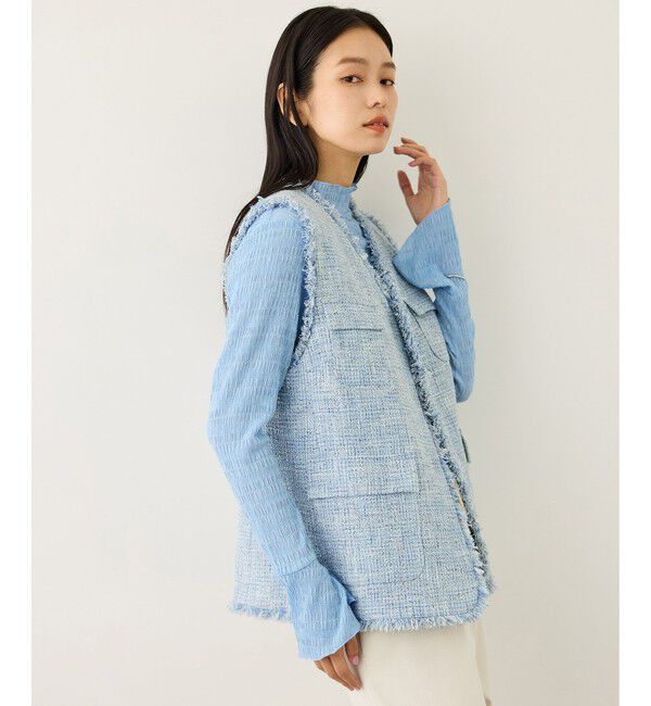 ROPE「ツイードVネックジレ」|ベスト・ジレ|