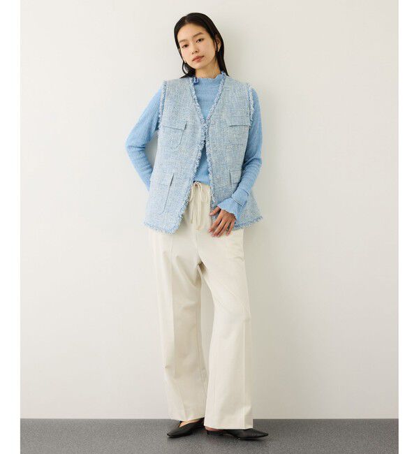 ROPE「ツイードVネックジレ」|ベスト・ジレ|