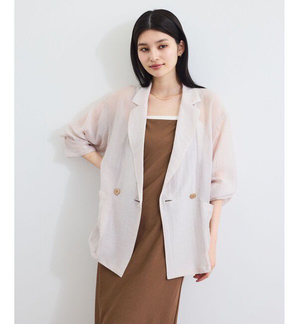 VIS「シアーリラックスジャケット」|テーラードジャケット|