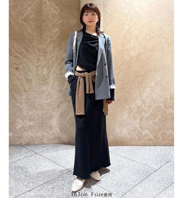 VIS「ドレープオフショルロンT/一部WEB限定カラー・イージーケア」|Tシャツ・カットソー|