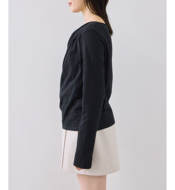 VIS「ドレープオフショルロンT/一部WEB限定カラー・イージーケア」|Tシャツ・カットソー|