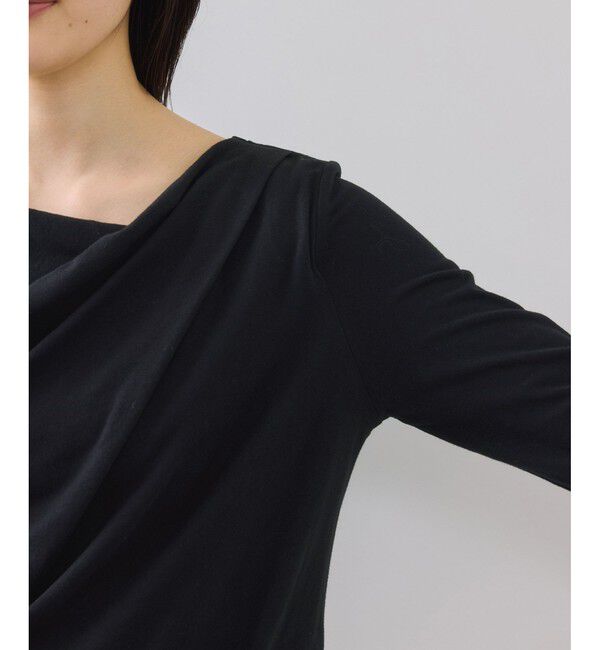 VIS「ドレープオフショルロンT/一部WEB限定カラー・イージーケア」|Tシャツ・カットソー|