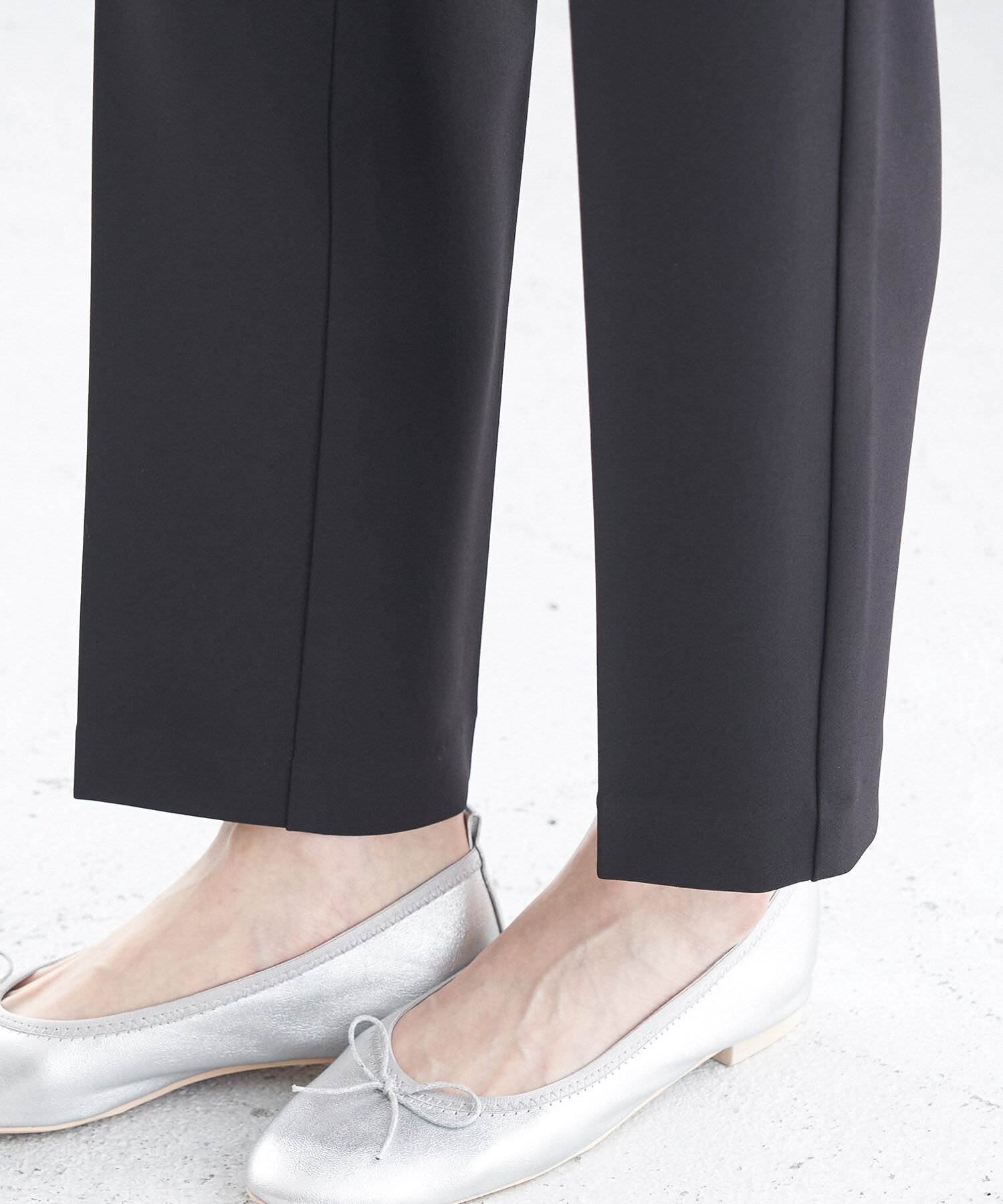 Rope&rsquo;Picnic「ラク美/ストレートカラーパンツ」|スラックス|