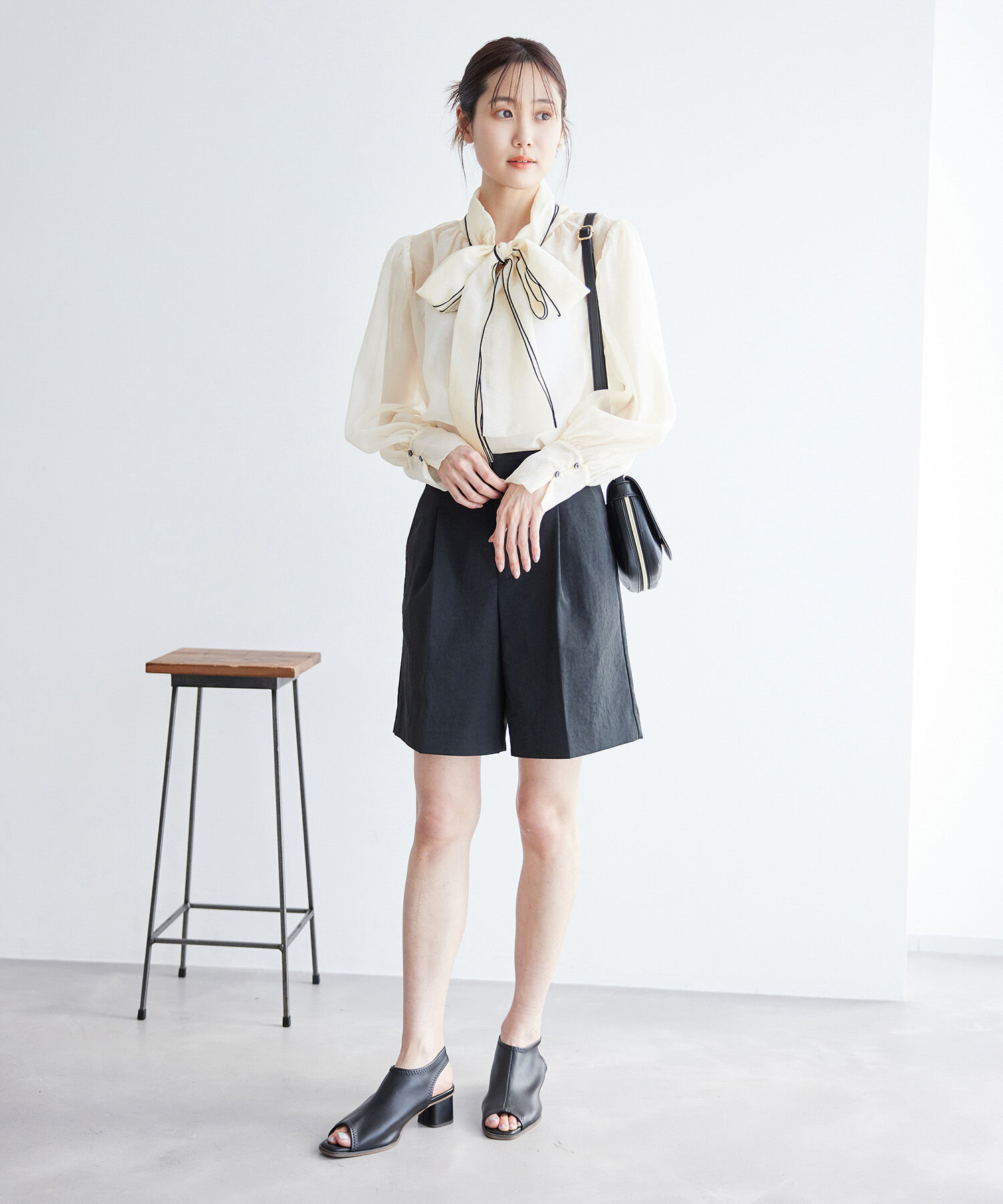 Rope&rsquo;Picnic「2WAY/配色リボンブラウス」|シャツ・ブラウス|