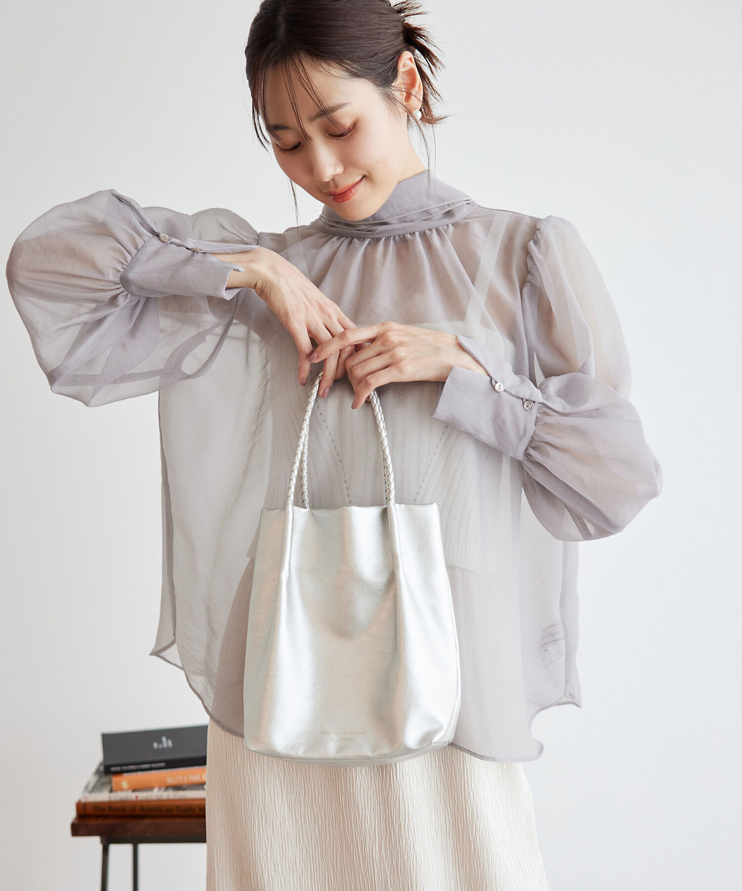 Rope&rsquo;Picnic「2WAY/配色リボンブラウス」|シャツ・ブラウス|