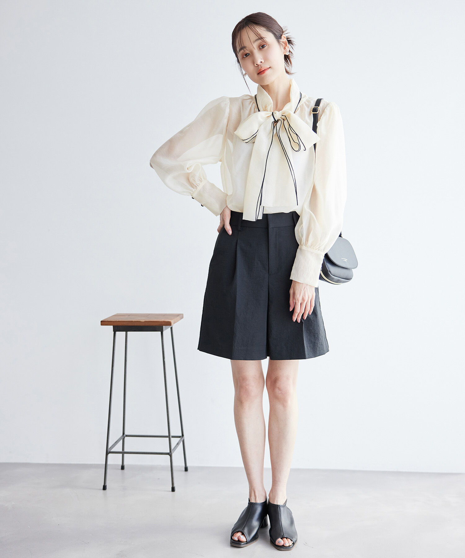 Rope&rsquo;Picnic「2WAY/配色リボンブラウス」|シャツ・ブラウス|