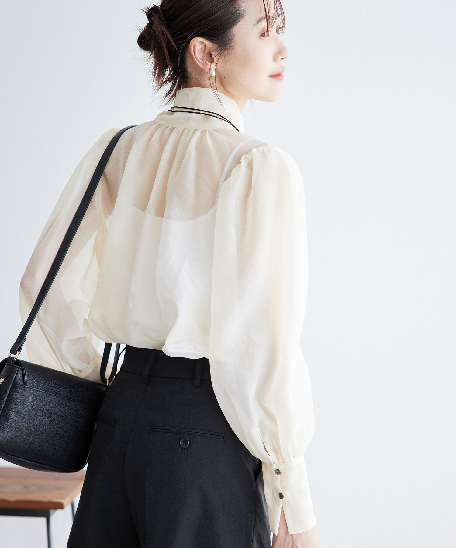 Rope&rsquo;Picnic「2WAY/配色リボンブラウス」|シャツ・ブラウス|