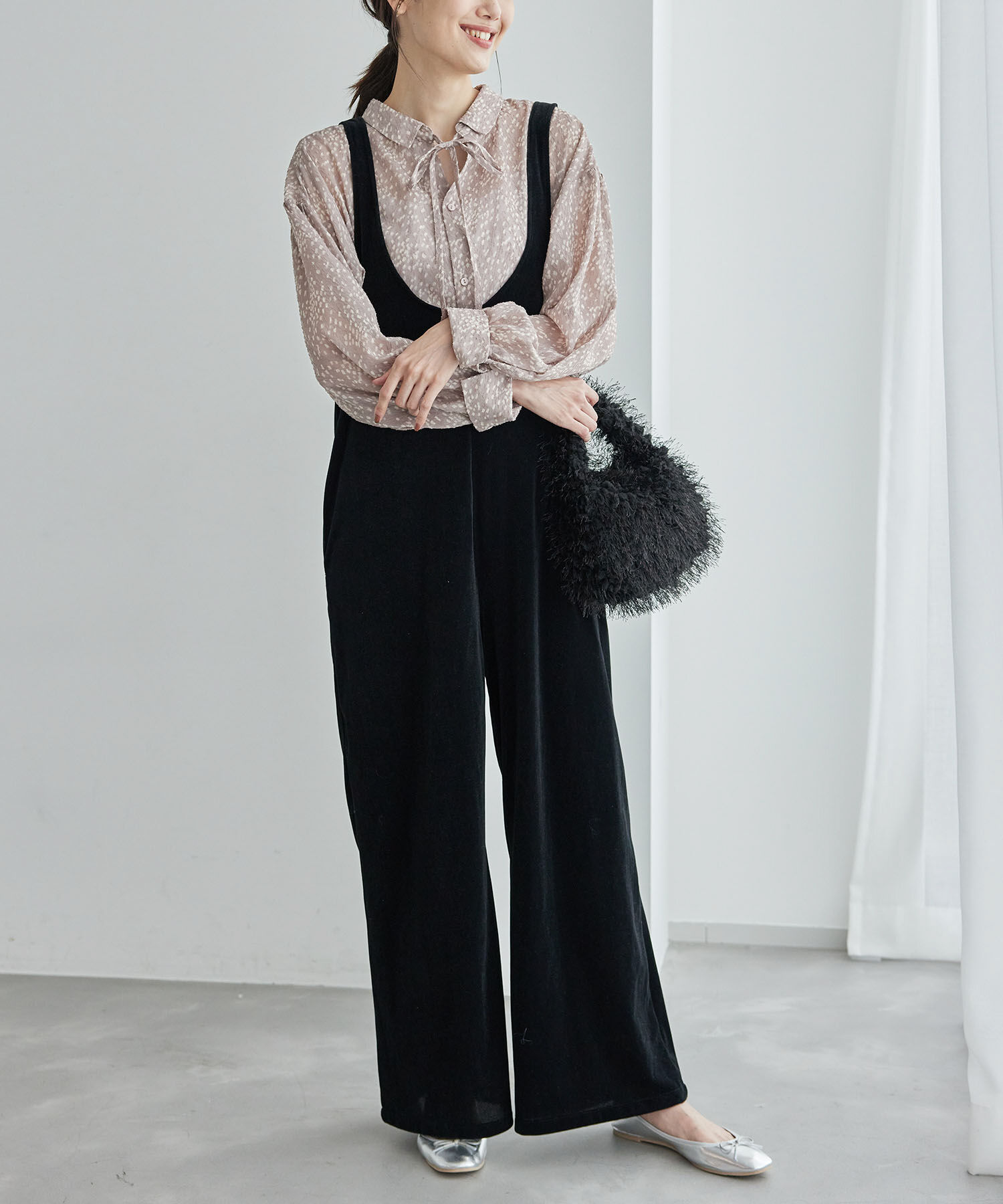 ROPE PICNIC PASSAGE「フリンジファーワンハンドルバッグ」|ハンドバッグ|