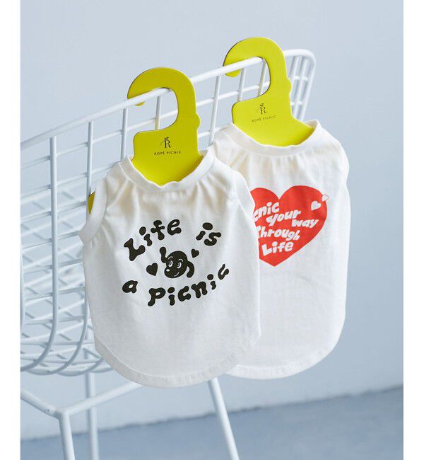 ROPE PICNIC PASSAGE「【Chocomoo&times;ROPE' PICNIC】【DOG】【接触冷感】ロゴTシャツ」|その他|