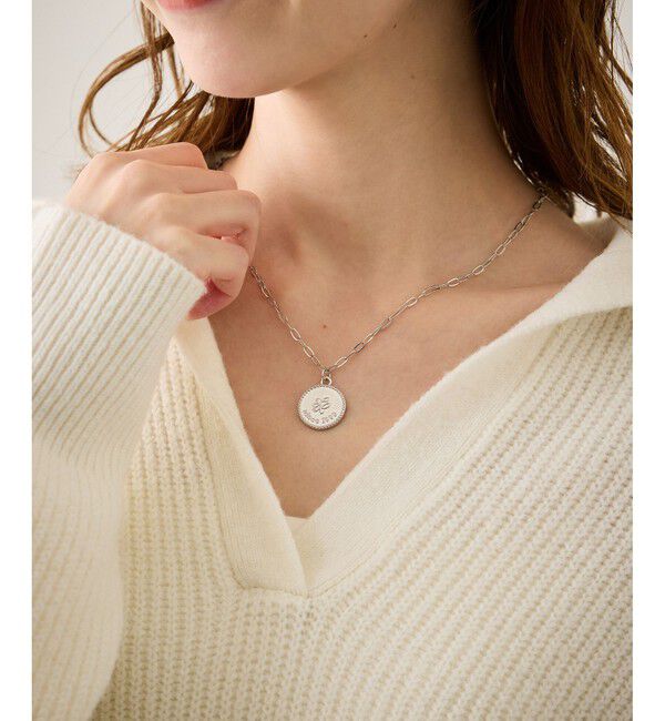 ROPE PICNIC PASSAGE「メタルコイントップショートネックレス」|ネックレス|