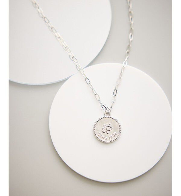 ROPE PICNIC PASSAGE「メタルコイントップショートネックレス」|ネックレス|シルバー(93)