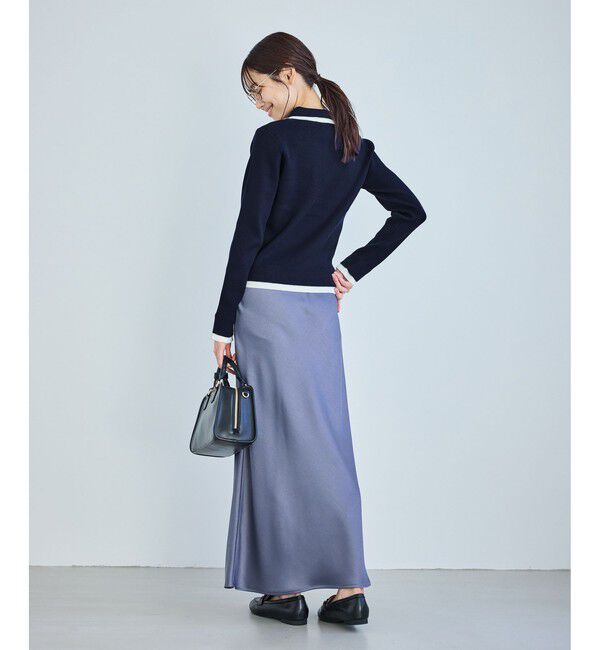 Rope&rsquo;Picnic「レイヤード風リブポロニット」|ニット・セーター|