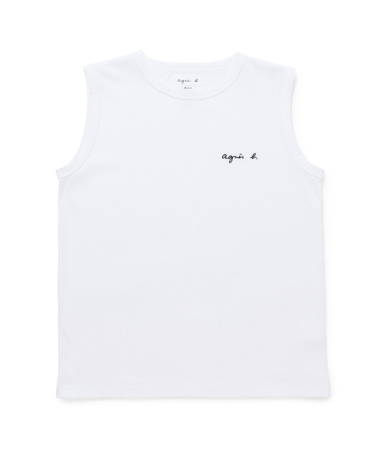ADAM ET ROPE'「【agnes b. pour ADAM ET ROPE'】SLEEVELESS T-SHIRTS」|タンクトップ|
